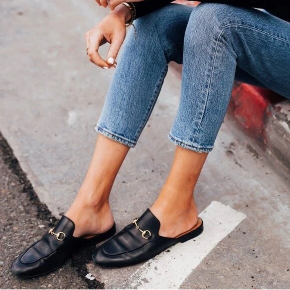 Gucci Princetown Mules 42 Black